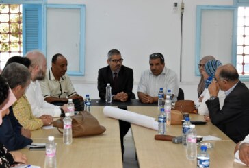 السيد الوالي عبد الحليم حمدي يلتقي فريق عمل وزاري