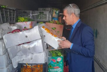 عملية حجز أكثر من 13 طن من الفلفل والطماطم على متن شاحنة أجنبية