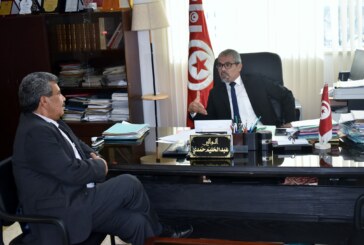 والي سيدي بوزيد يستقبل المدير الجهوي الجديد للديوان الوطني للملكية العقارية