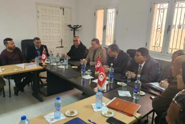 جلسة عمل مع المجلس المحلي بسيدي بوزيد الشرقية