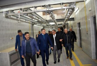 تقدم أشغال مشروع المسلخ البلدي بسيدي بوزيد