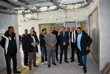 وصول التجهيزات الخاصة بمشروع المسلخ البلدي بسيدي بوزيد